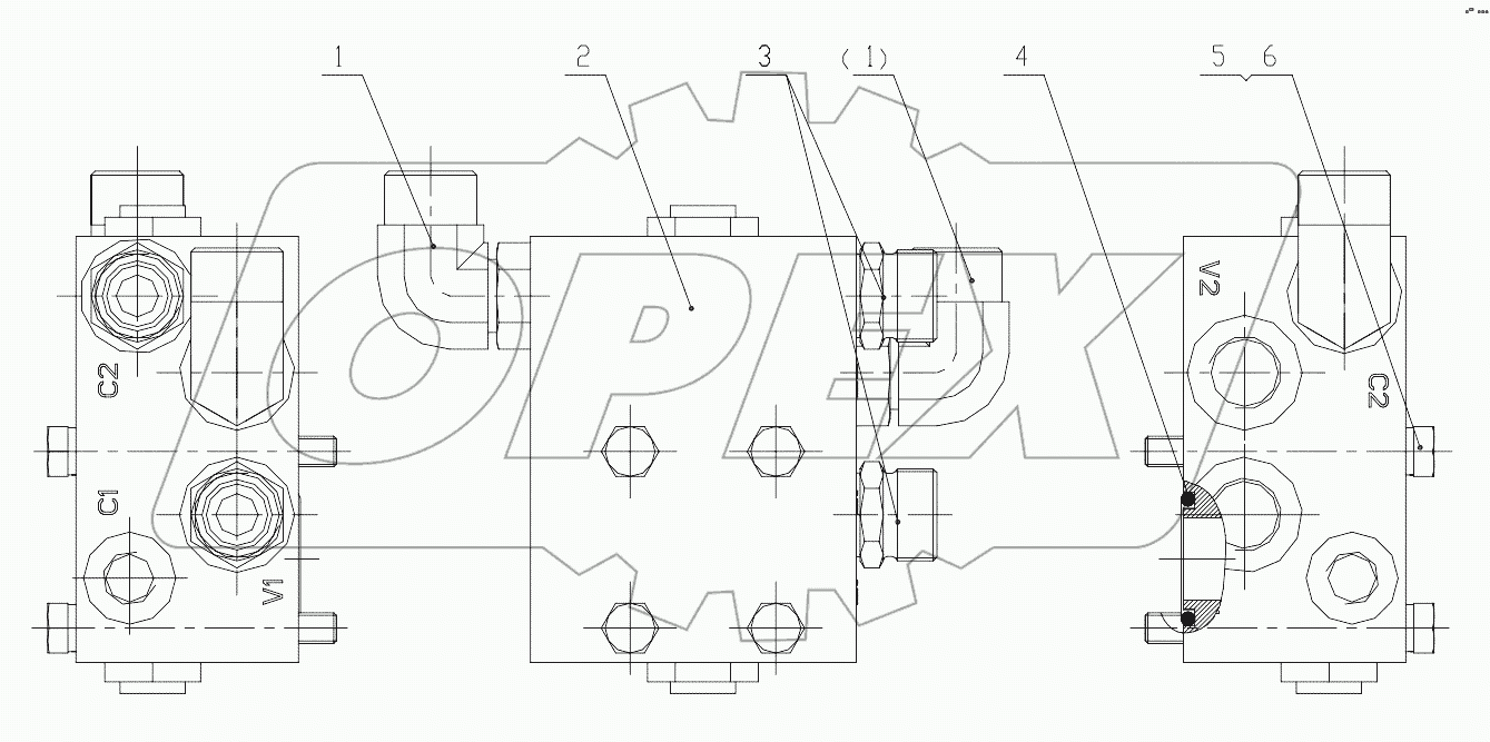 12C3181 002 HYDRAULIC LOCK