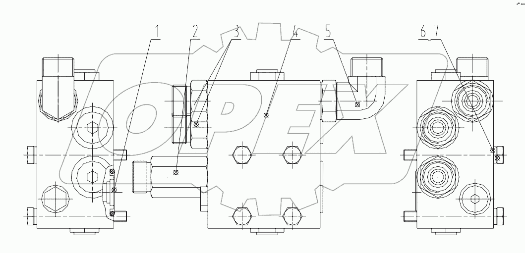12C3180 000 HYDRAULIC LOCK