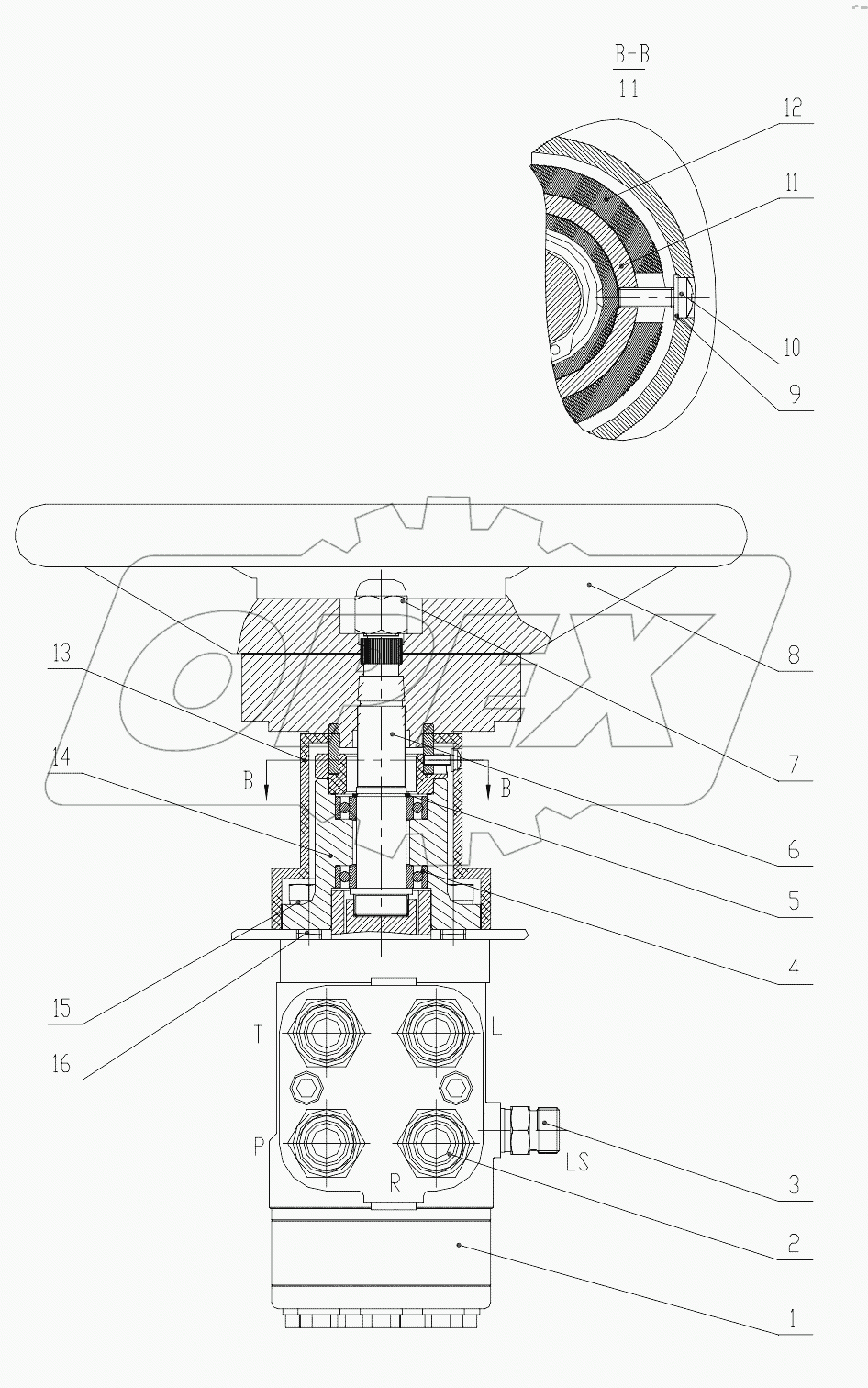 44C0158 001 STEERING COLUMN AS