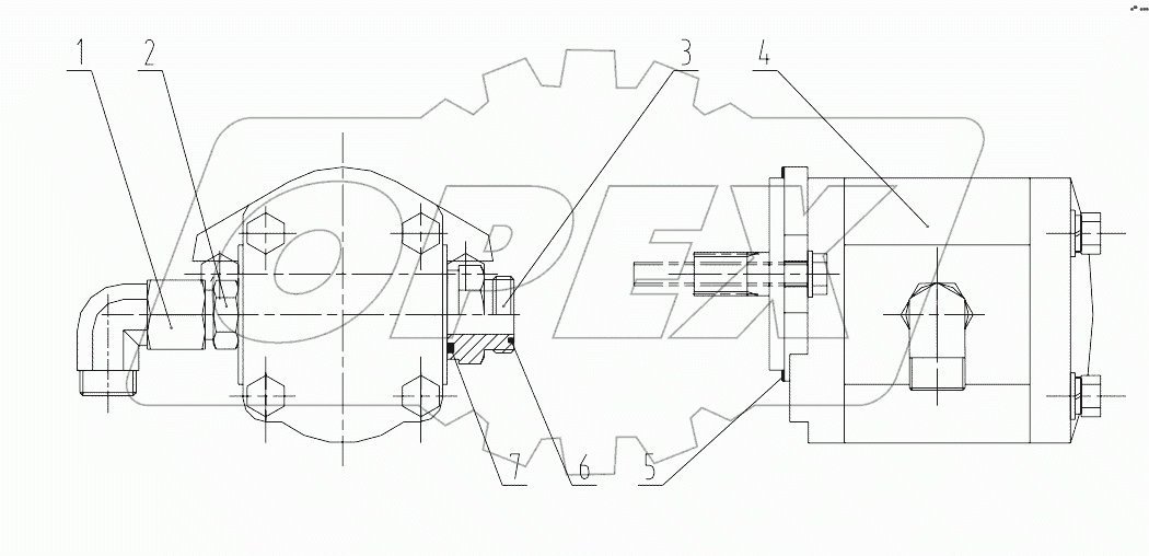 11C0480 000 COOLING PUMP MOUNTING
