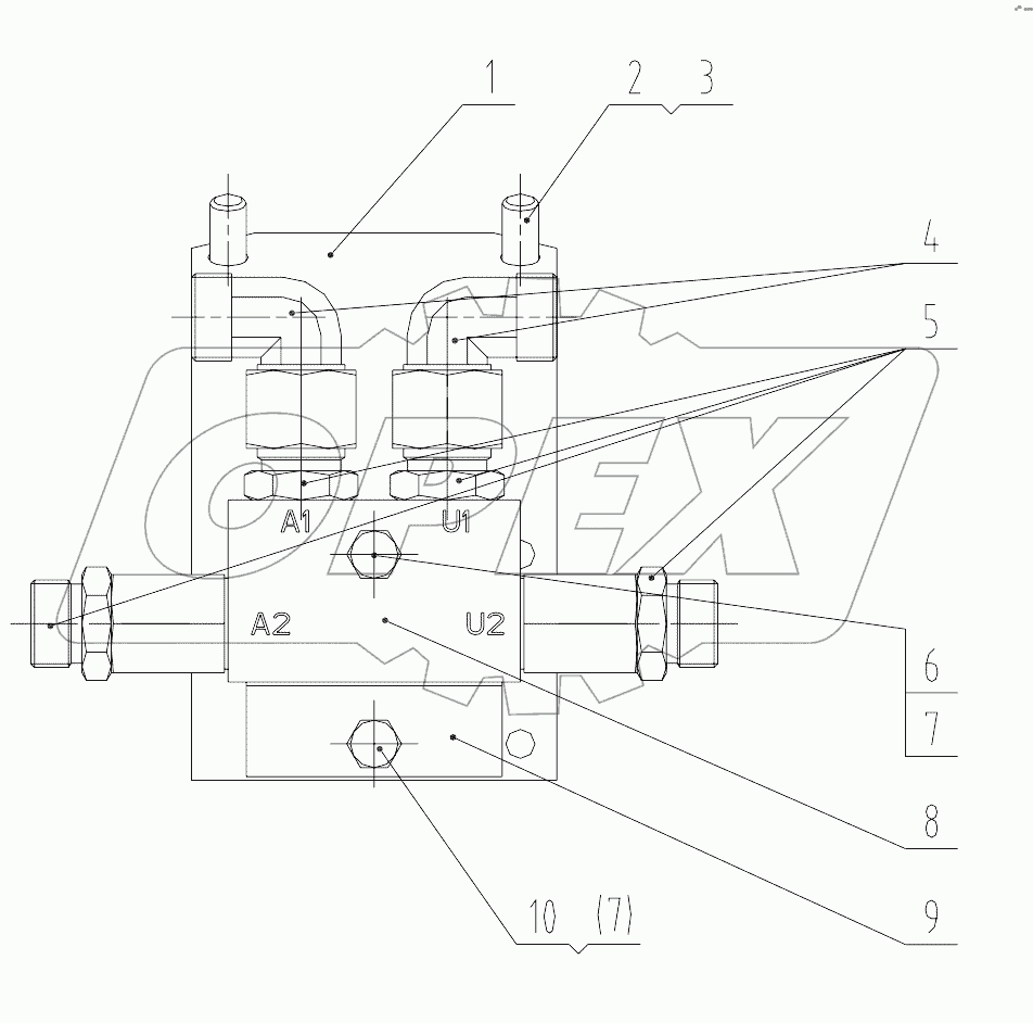 12C1557 000 HYDRAULIC LOCK