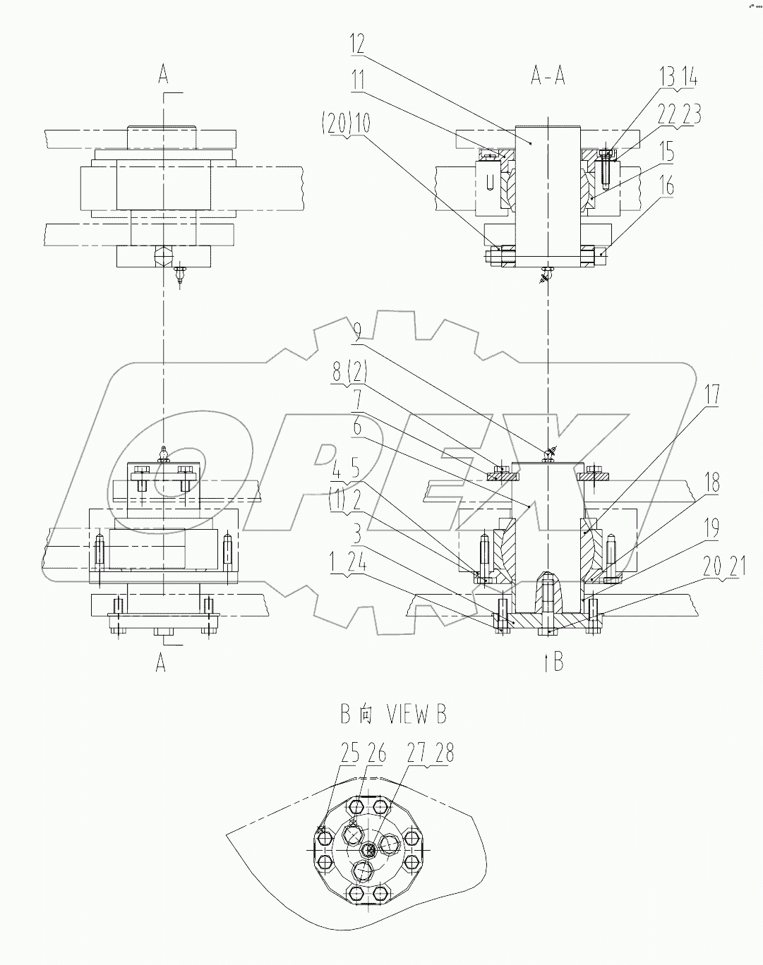 30E0522 000 ARTICULATED HITCH
