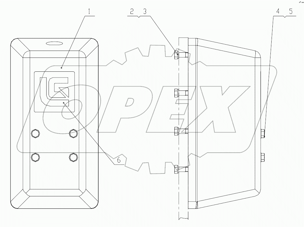 45E1358 000 COUNTERWEIGHT