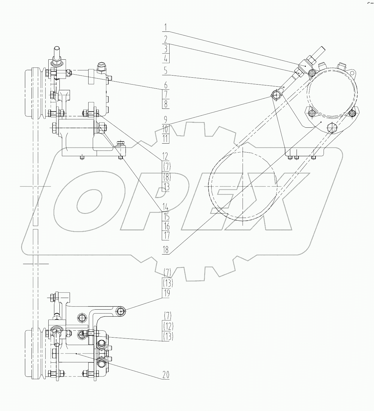 46C4558 000 COMPRESSOR BRACKET AS