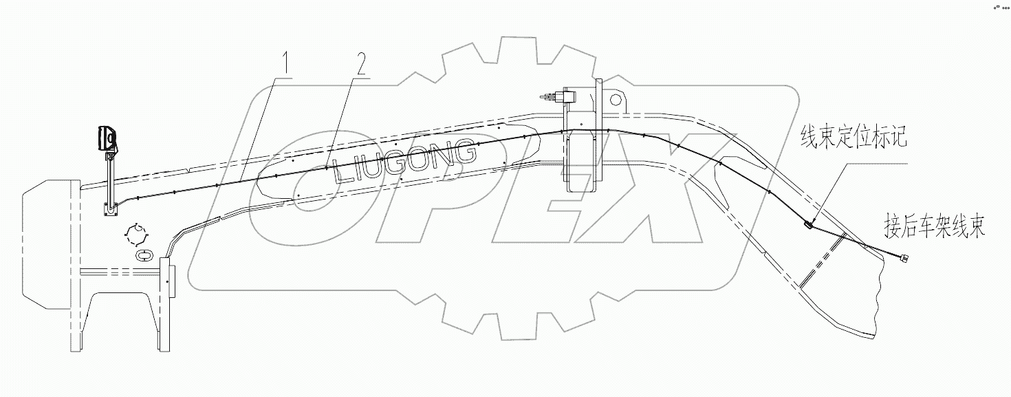 46C8830 000 FRONT FRAME WIRING