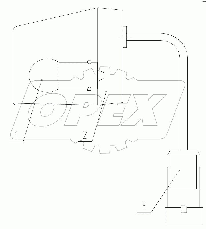 32B0333 001 LICENCE LIGHT