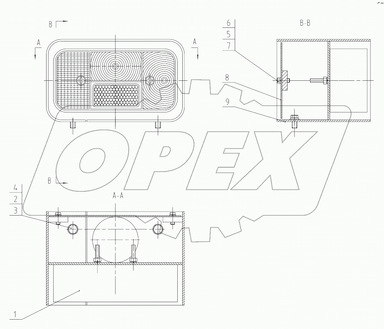 46C1099 001 REAR FLOODLIGHT-LH