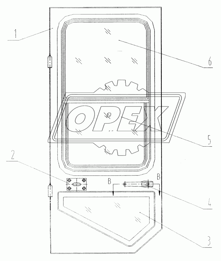 47W0033 Дверь правая