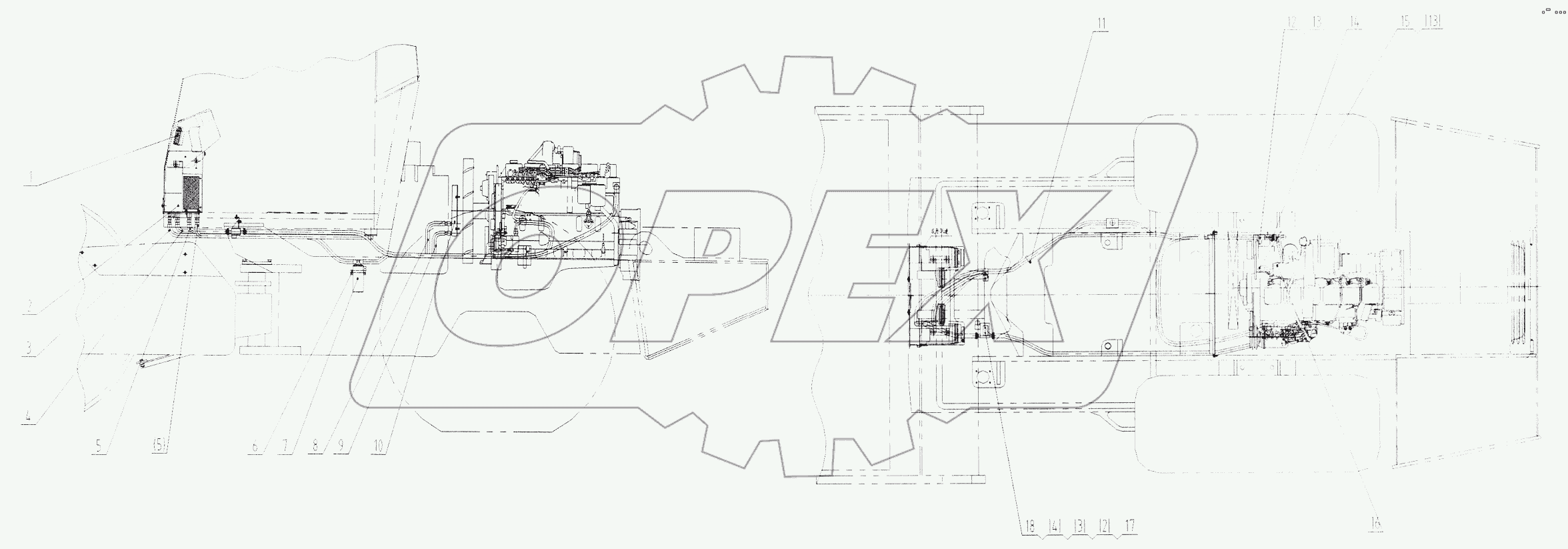 46W0165 Система воздушного кондиционирования в сборе