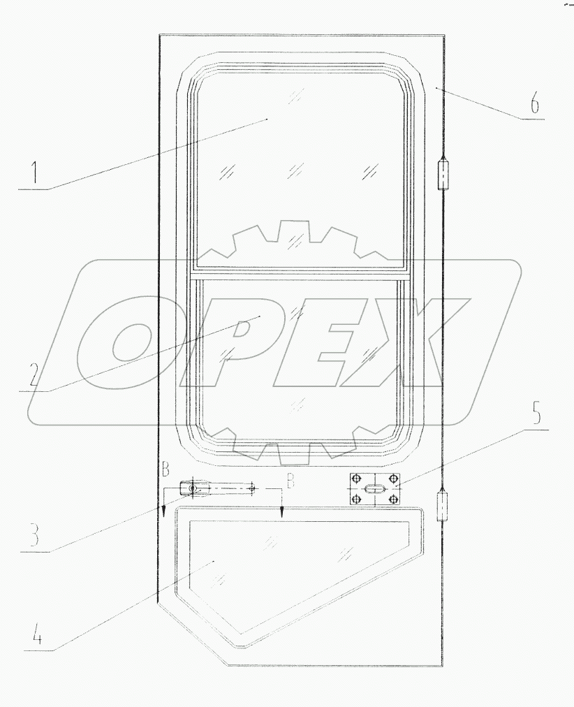 47W0032 Дверь левая