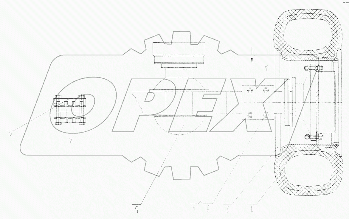 26Y0013 Мост задний в сборе