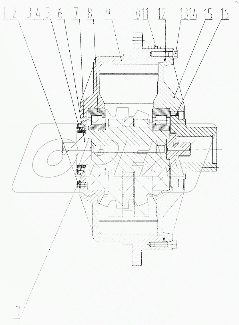 22W0020 Кожух механизма вибрации правый