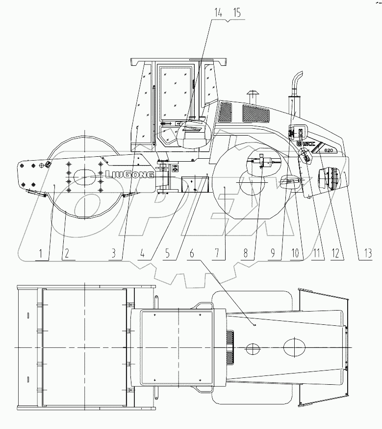  Roller Assembly CLG618
