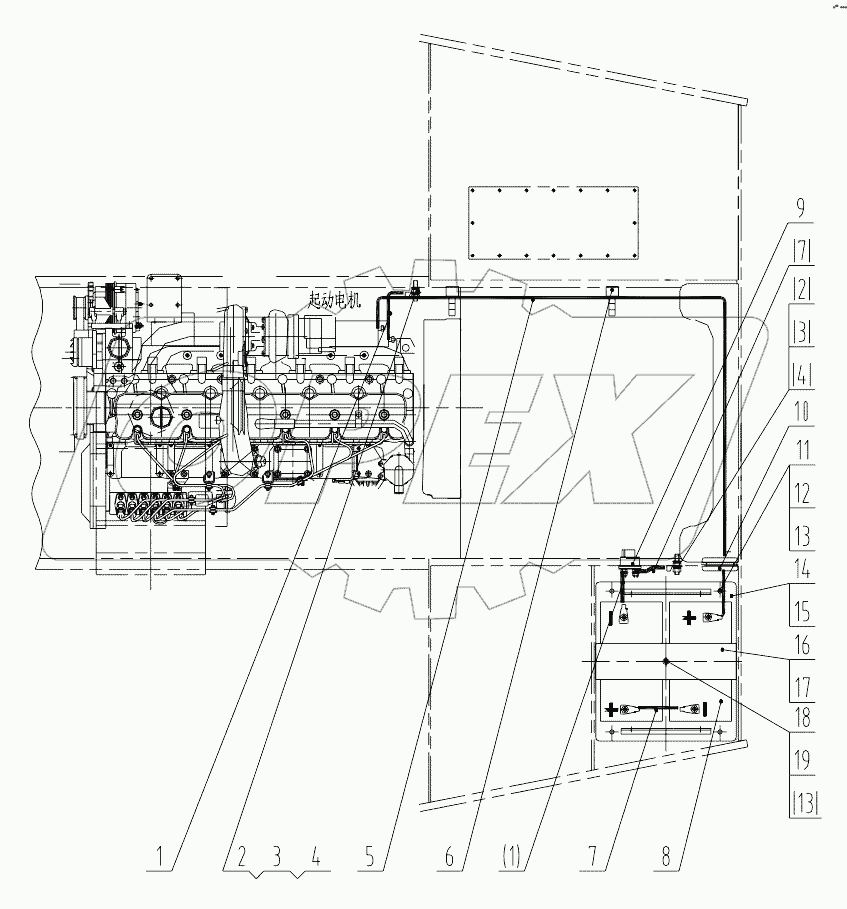  46C3157 Battery Wiring