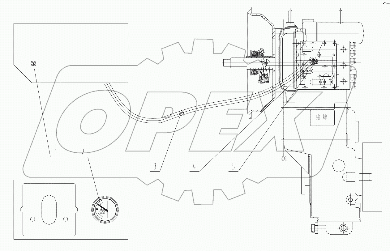  46C3150 Operation box wiring