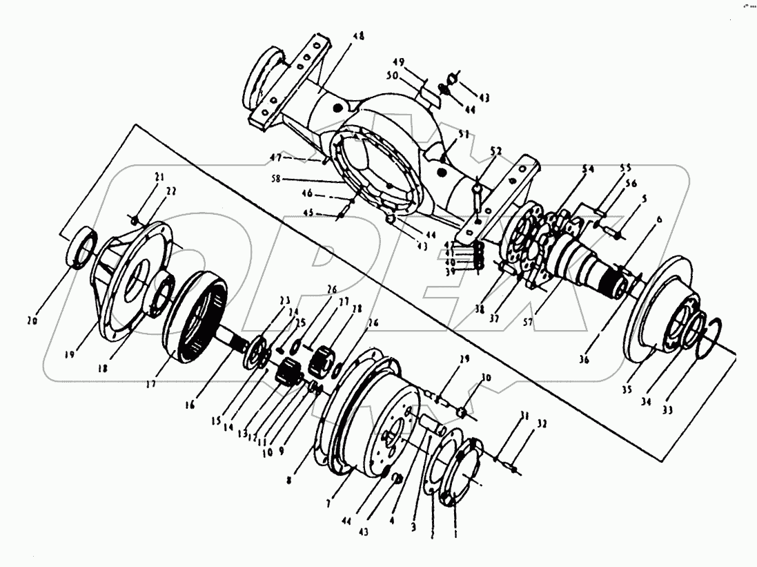  43W0017 (00E0023B) Rear Axle