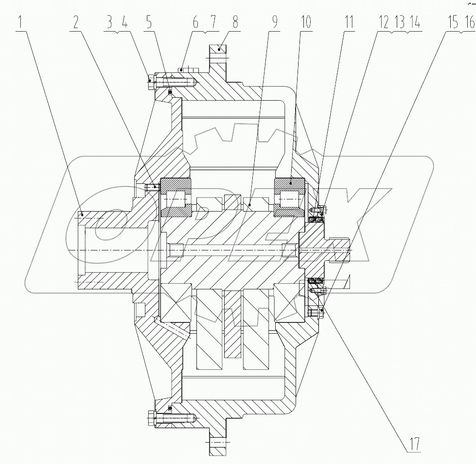  22W0003 Left Vibratory Housing