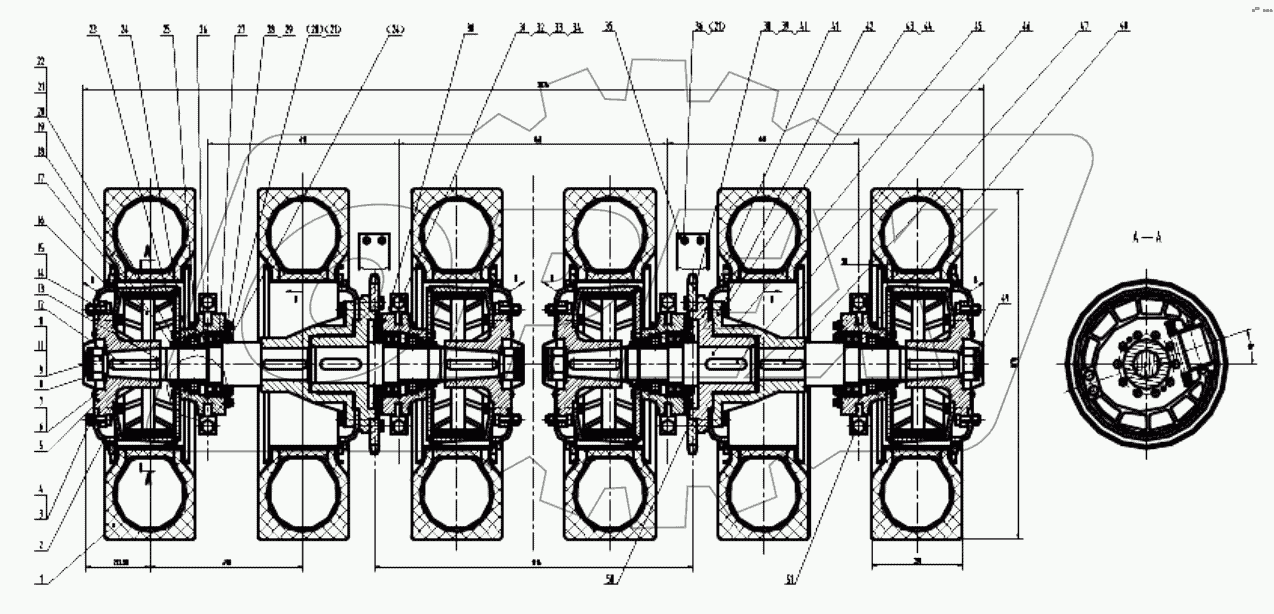  23Y0008 Rear Axle Assembly