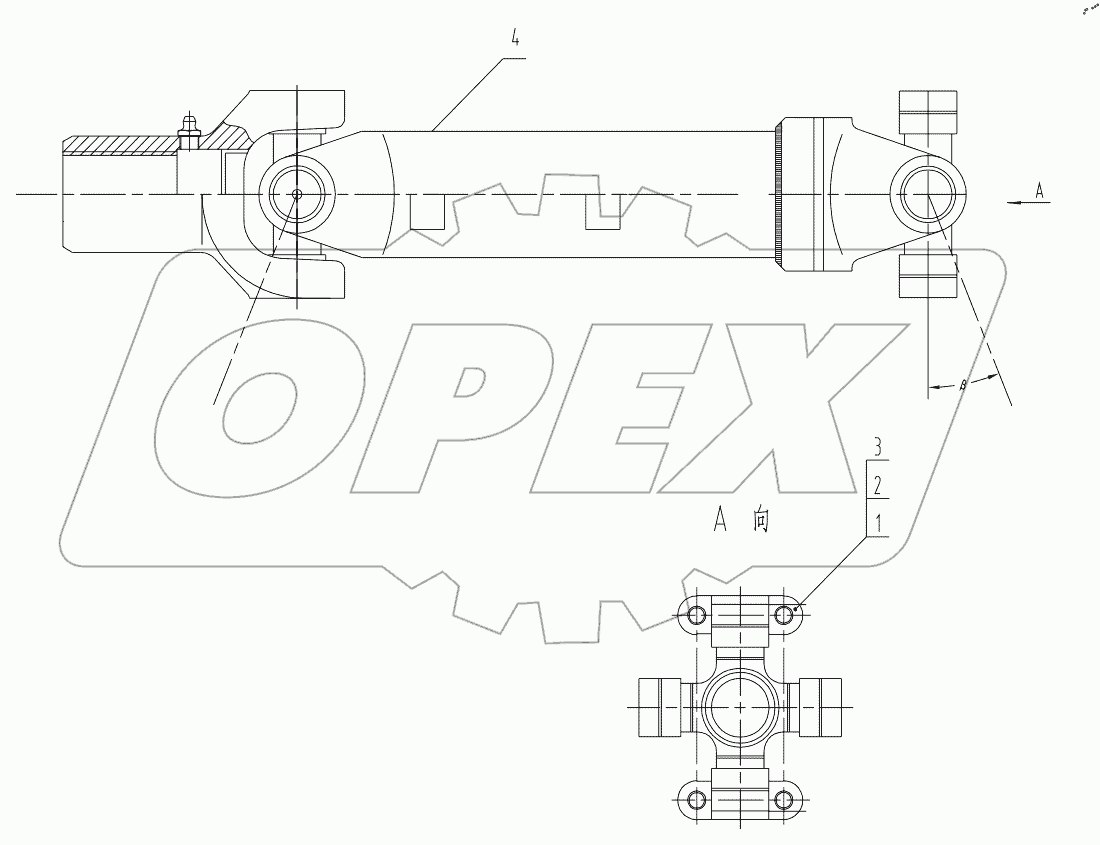  03E0113 000 FRONT DRIVE SHAFT GP