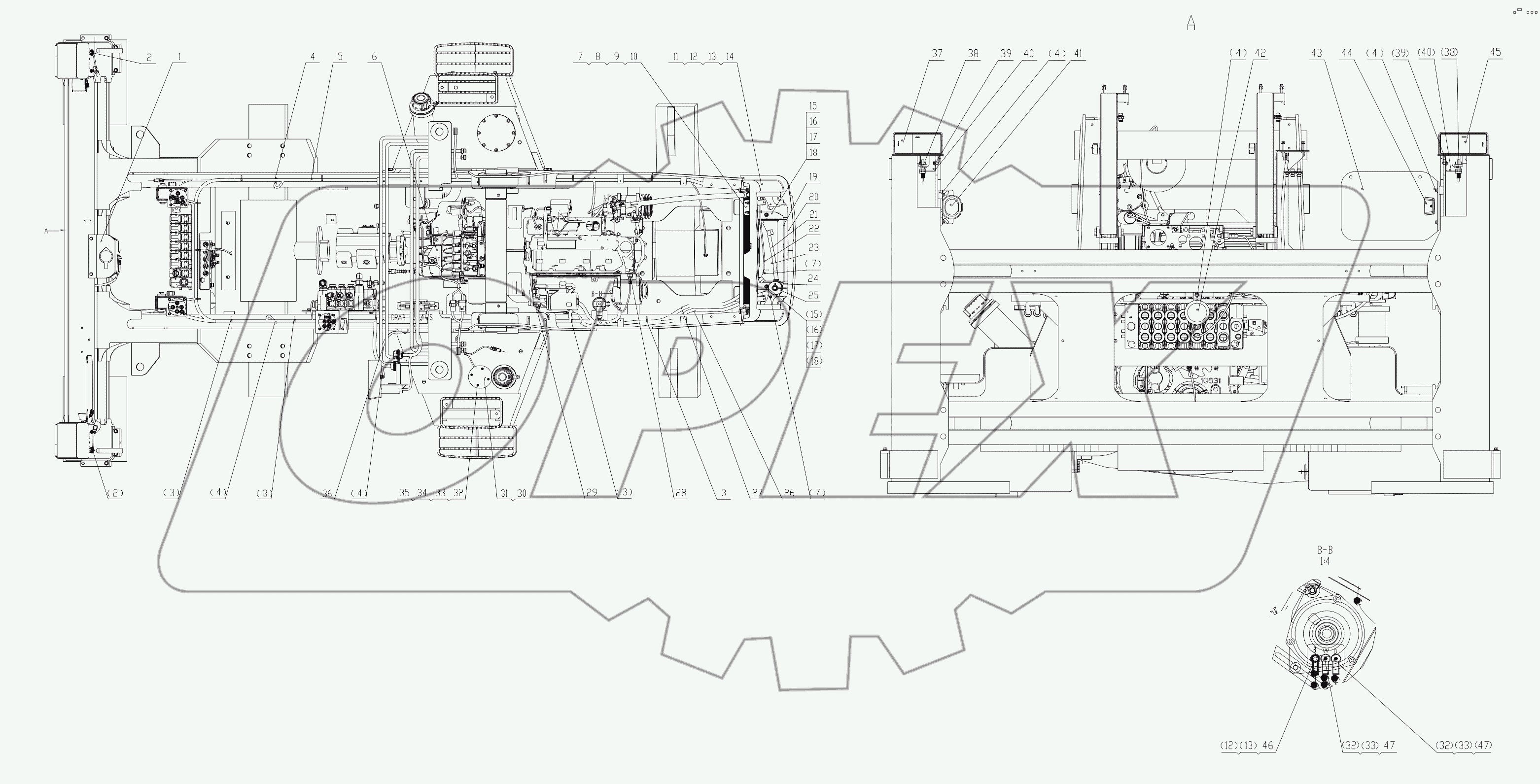 46C9912 000 FRAME WIRING AS