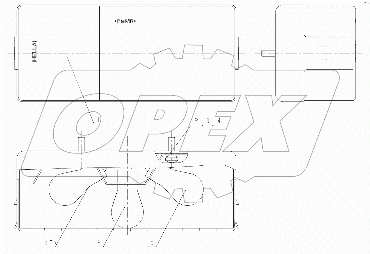 46C5053 001 REAR COMBINATION LIGHT