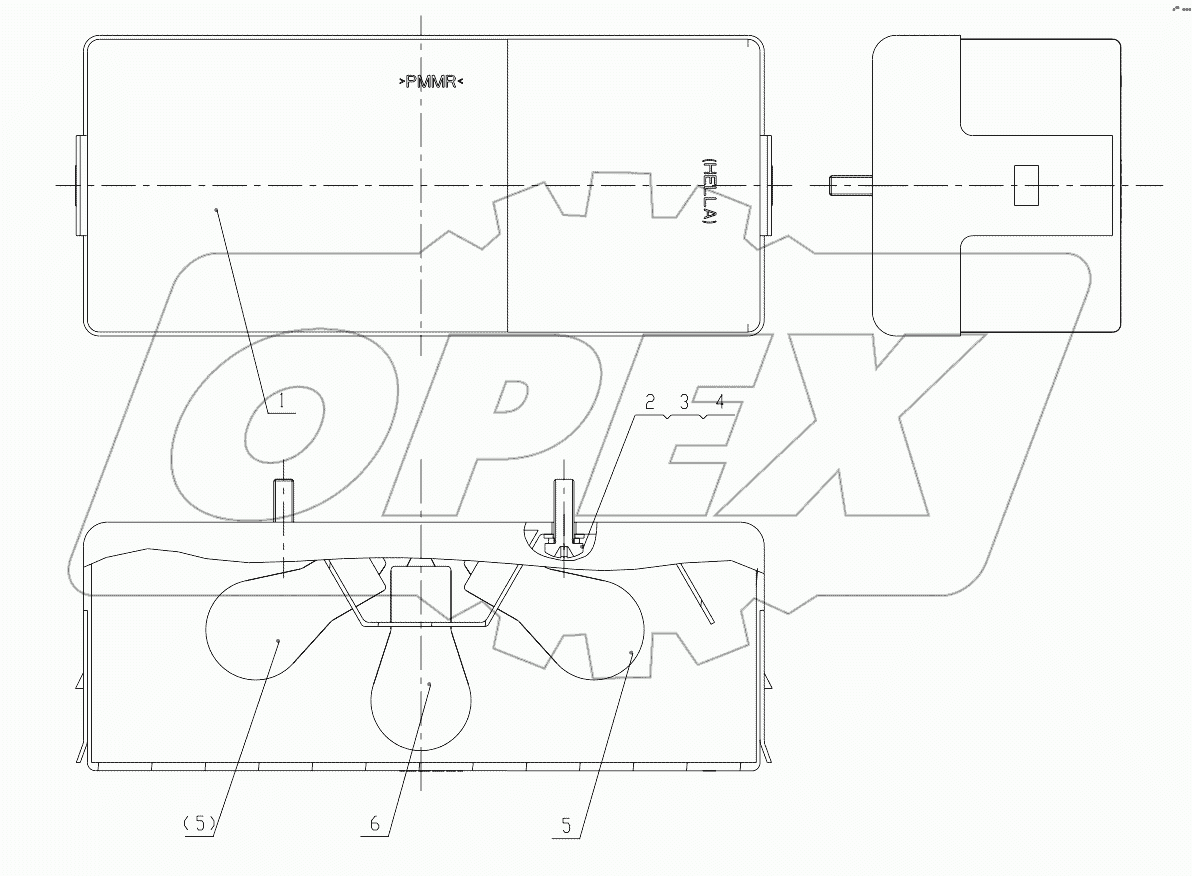 46C5056 001 REAR COMBINATION LIGHT