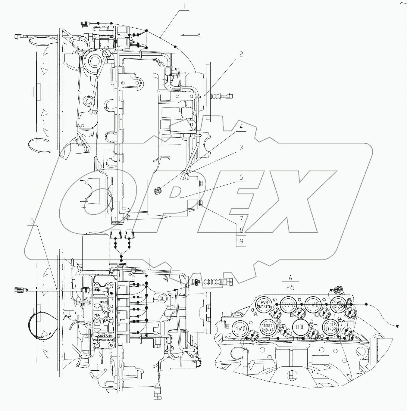 46C6000 002 TRANSMISSION WIRING