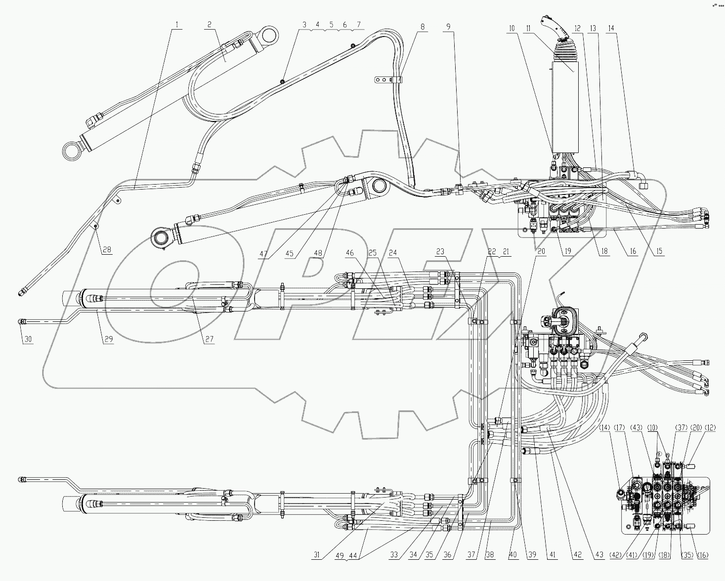 12Y0116 001 LOADER HYDRAULIC SYSTEM