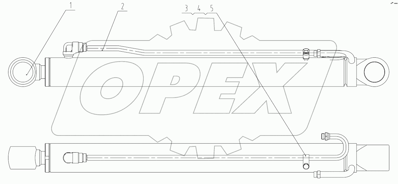 10C2344 001 BUCKET TILTING CYLINDER
