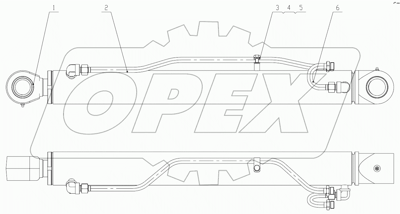 10C2641 001 BOOM CYLINDER