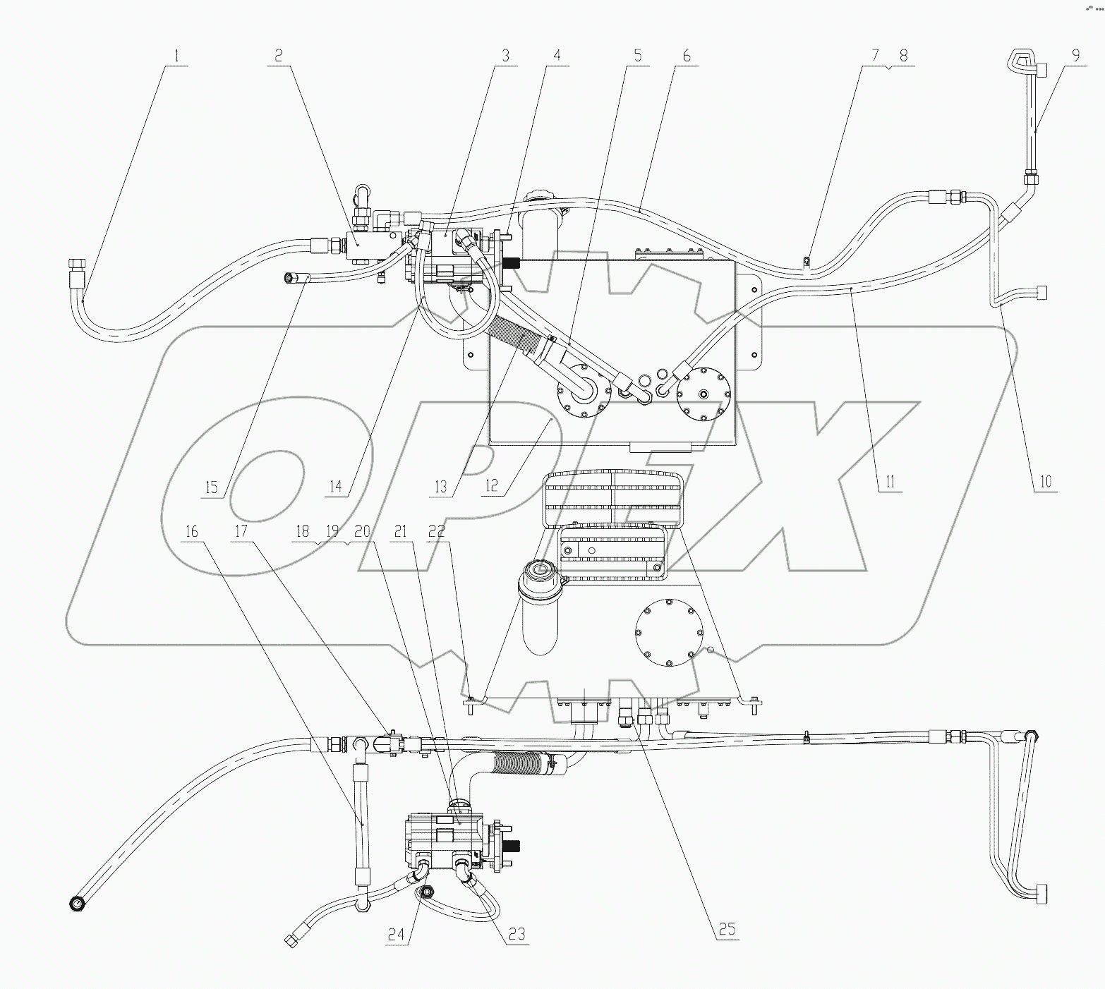 15Y0320 002 SUCTION HYDRAULIC SYSTEM