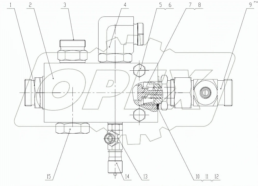 12C4397 000 VALVE BLOCK AS