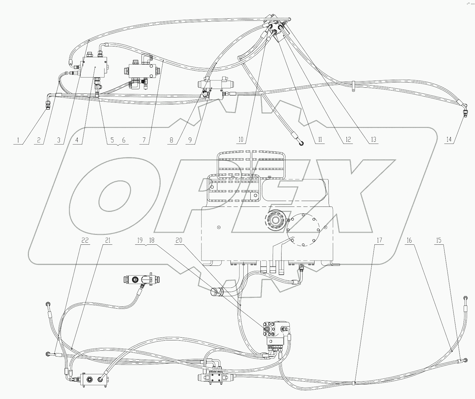 10Y0056 001 STEERING HYDRAULIC SYSTEM