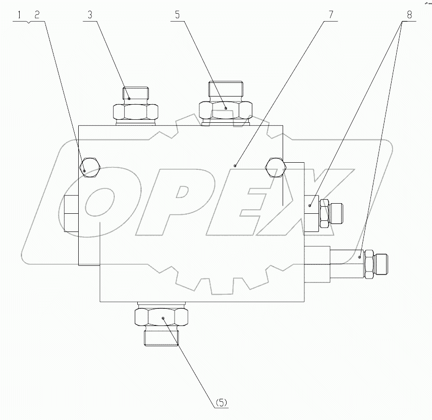 12C2505 002 PRIORITY VALVE AS