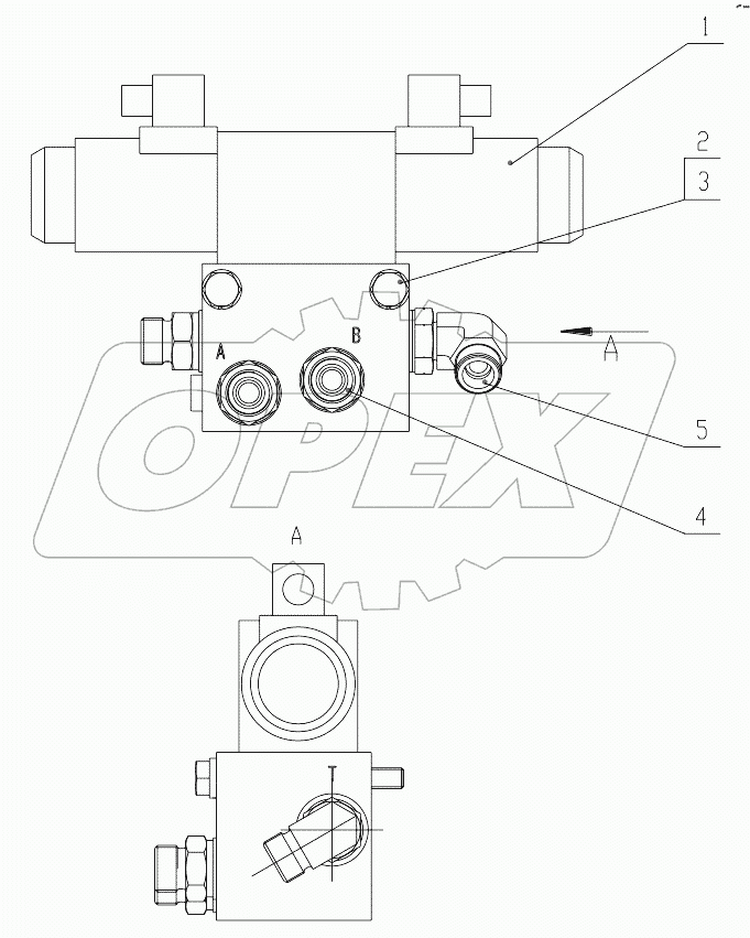 12C4255 001 STEERING VALVE AS