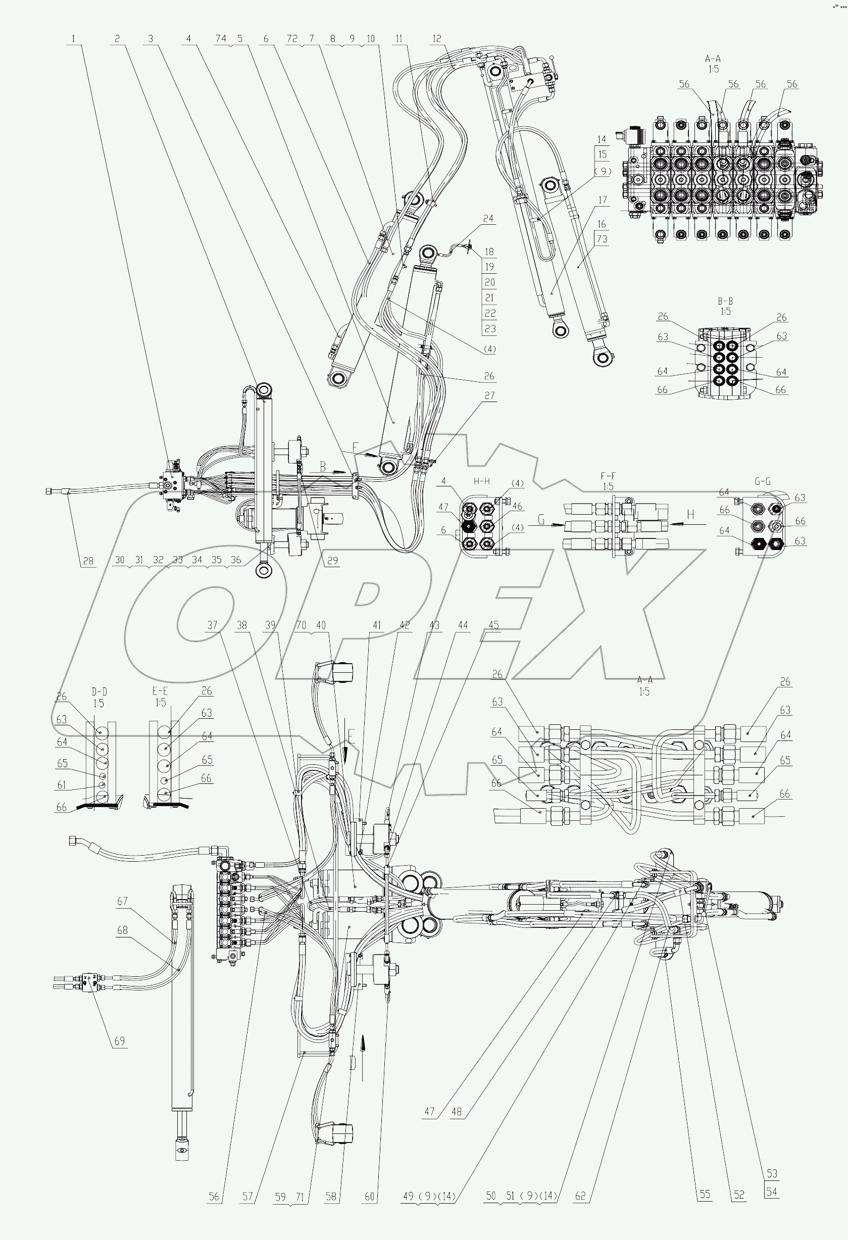 12Y0117 001 EXCAVATOR HYDRAULIC SYSTEM