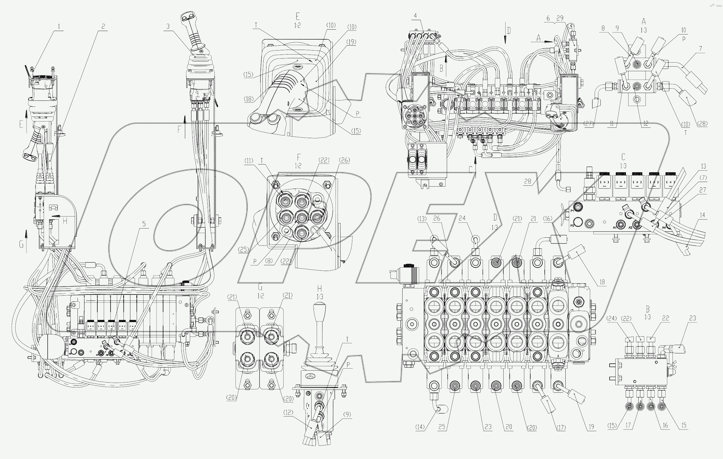 12Y0125 001 PILOT CONTROL SYSTEM