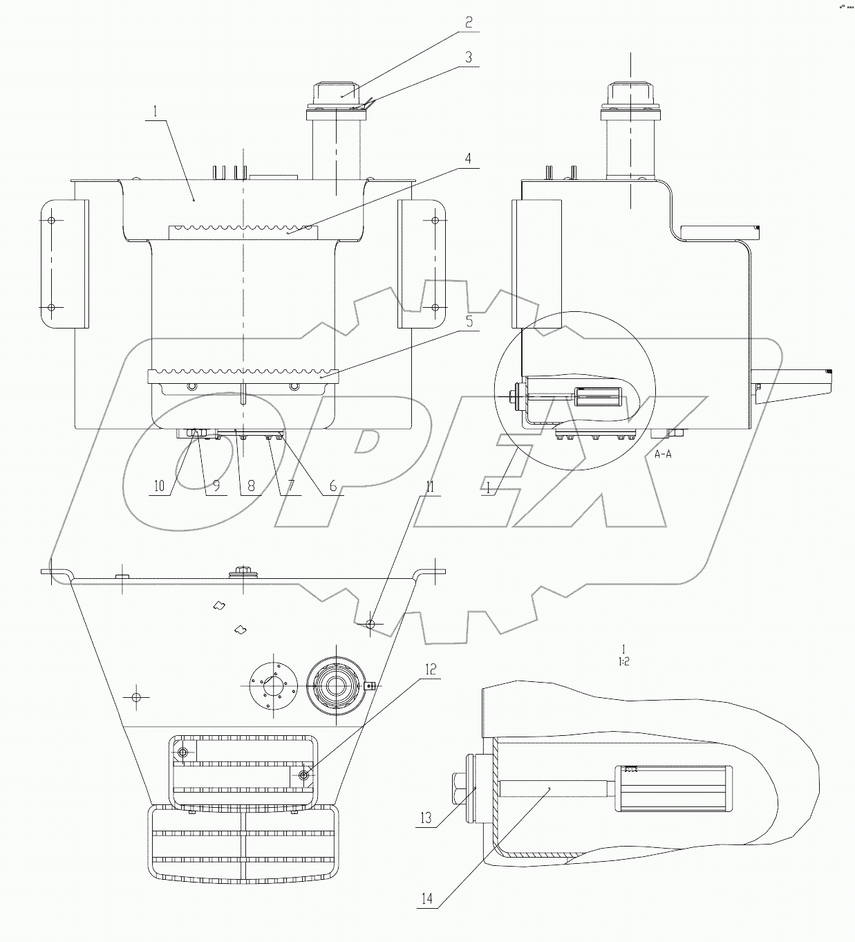 21C0825 000 FUEL TANK