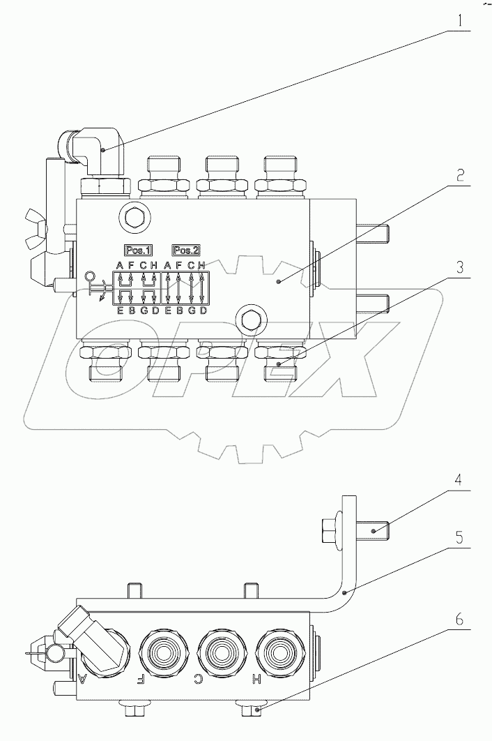 12C4310 000 SWITCHING VALVE AS