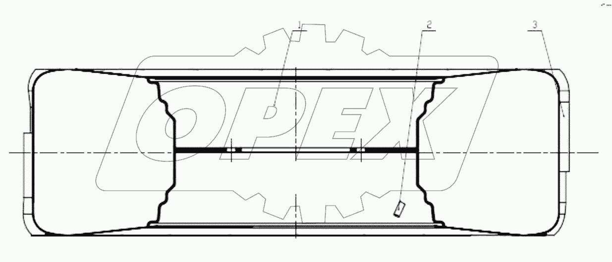 01Y0125 001 TYRE AND RIM AS