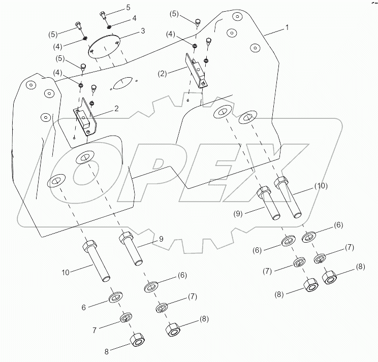27C0702 000 COUNTERWEIGHT