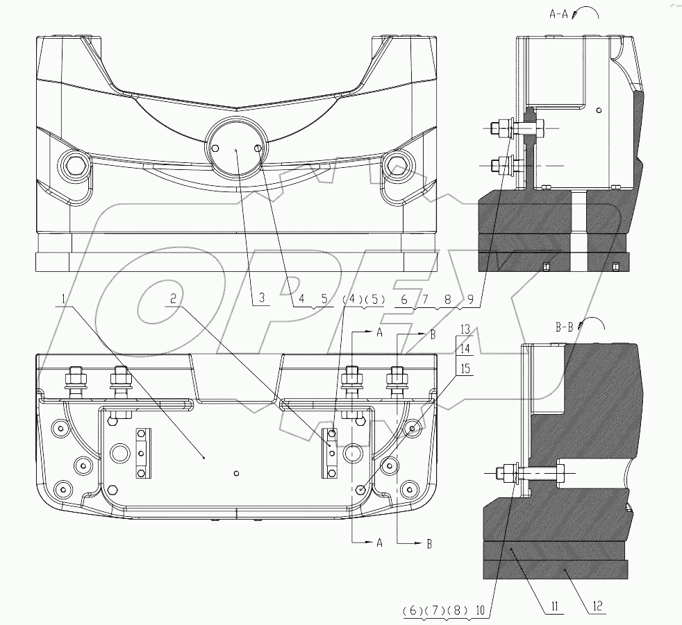 27C0743 000 COUNTERWEIGHT