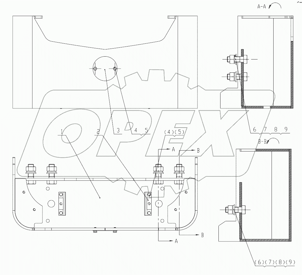 27C0744 000 COUNTERWEIGHT