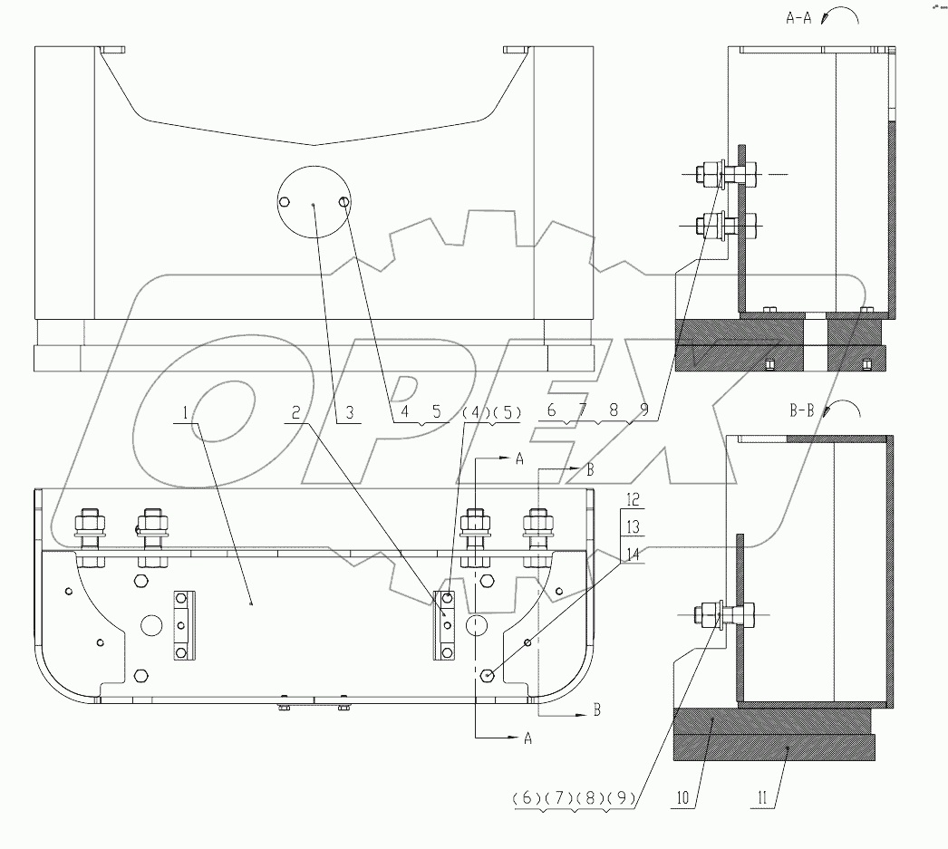 27C0745 000 COUNTERWEIGHT
