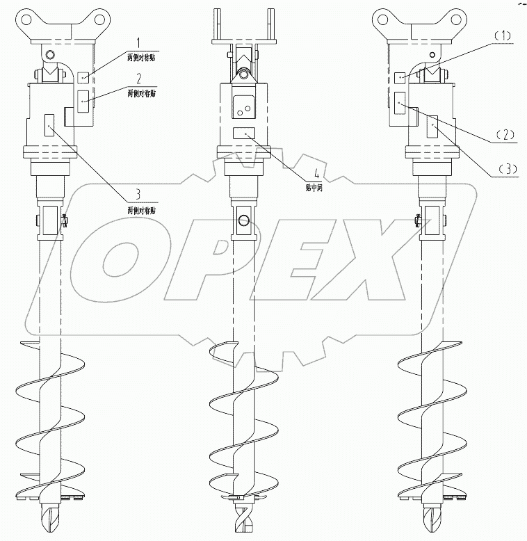 34C2325 000 DECAL GROUP