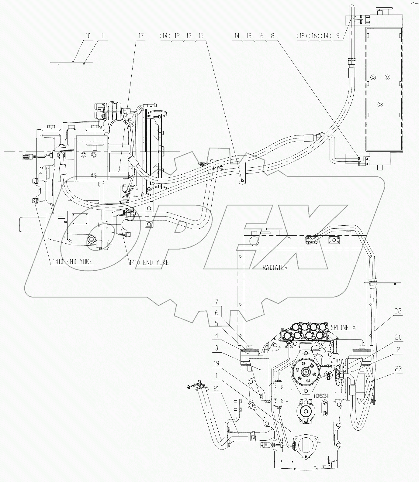 05Y0120 001 GEARBOX & TORQUE CONVERTER AS