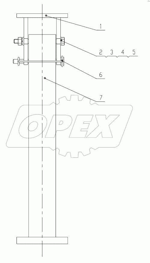 22C0960 000 OUTRIGGER