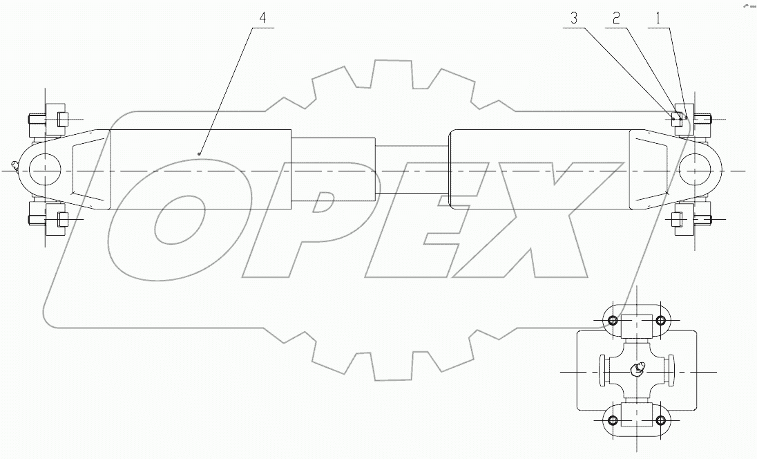 03Y0033 000 FRONT DRIVE SHAFT