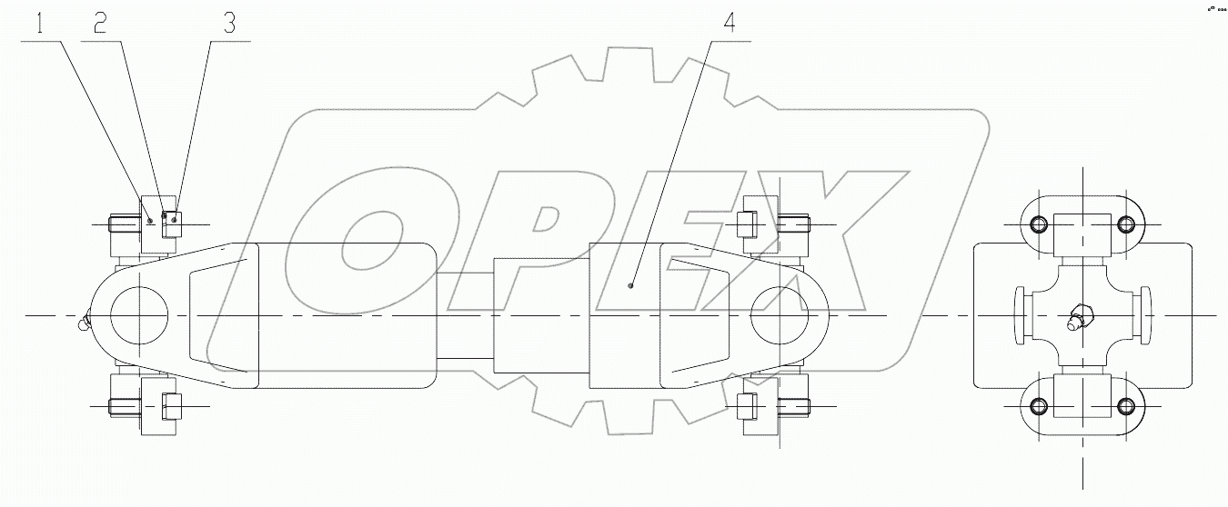 03Y0034 000 REAR DRIVE SHAFT