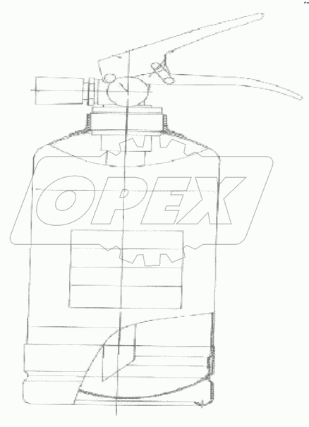  47C0949 001 FIRE EXTINGUISHER